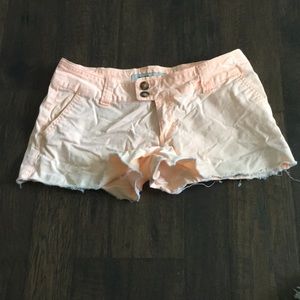 Peach color shorts